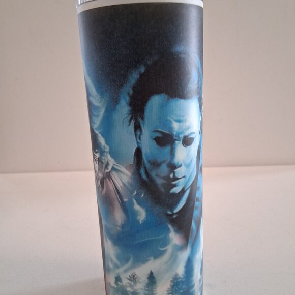 Freddy Krueger Horror Tumbler Travel Mug 20oz Glow In The Dark - Picture 4 of 5